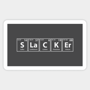 Slacker Elements Spelling Sticker